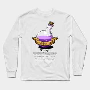 Invisibility Potion Long Sleeve T-Shirt